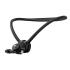 ACEFAST E37 Neck Mount Action Camera Holder First-Person POV Silicone Neckband Bracket with Airbag Pad - Black